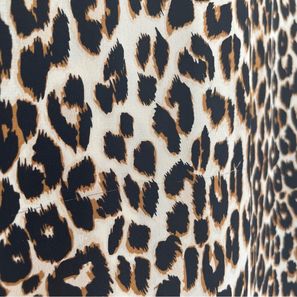 Equipment Animal Print Silk Smock Dress M - Picture 8 of 9